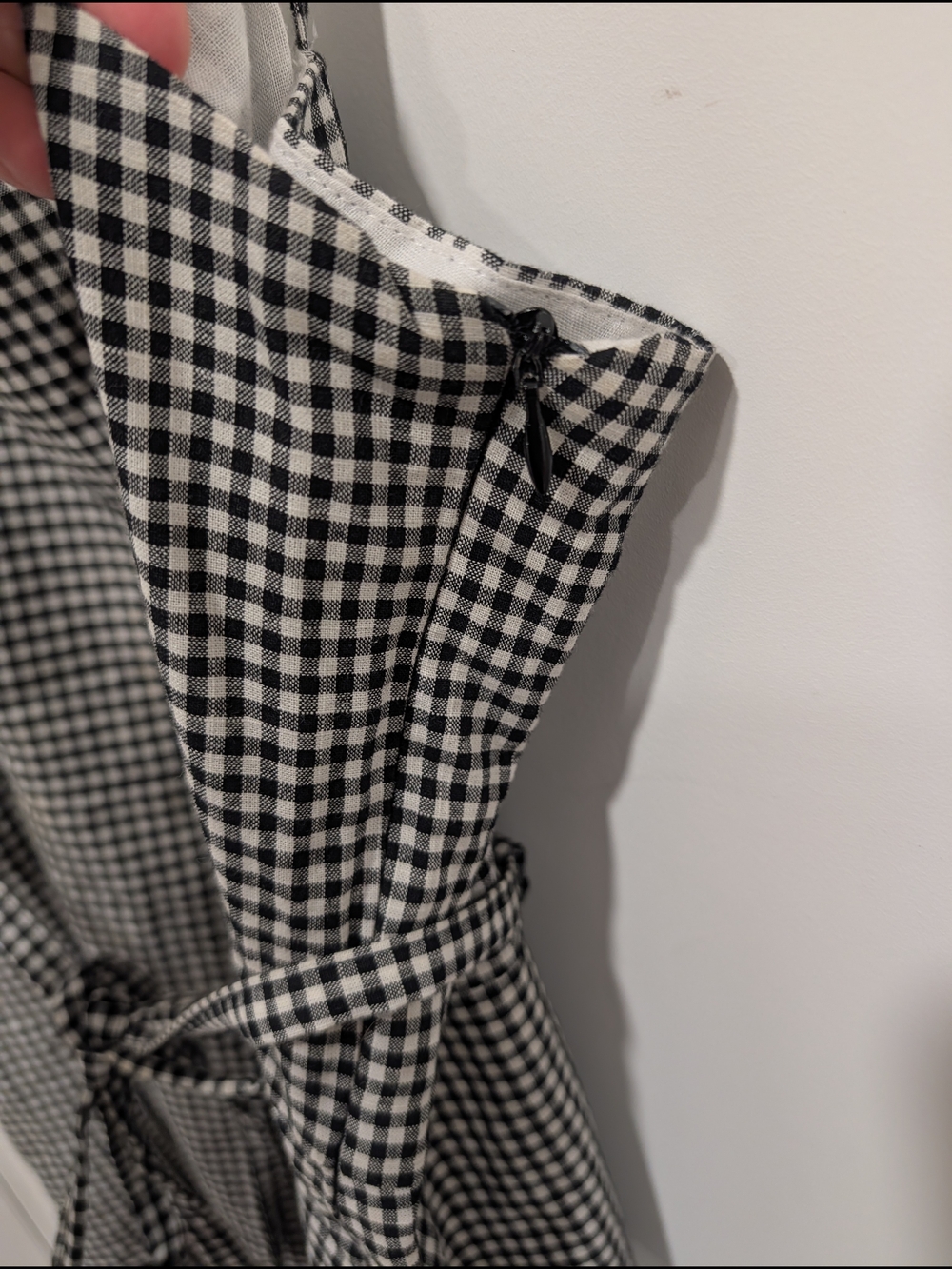 Frank And Oak Gingham Mini Dress 100% Cotton - Picture 4 of 7